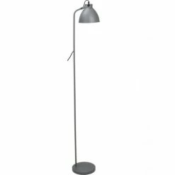 Wadiga Lampadaires Lampadaire En Métal Gris H155cm