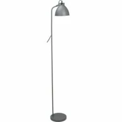 Wadiga Lampadaires Lampadaire En Métal Gris H155cm -Éclairage Soldes 2024 lampadaire en metal gris h155cm 3