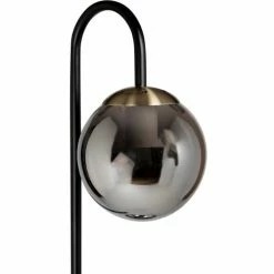 Maisons Du Monde Lampadaires Lampadaire En Métal Noir Et Globes En Verre Doré H130 -Éclairage Soldes 2024 lampadaire en metal noir et globes en verre dore h130 1000 9 33 223729 3