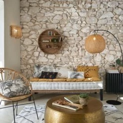 Maisons Du Monde Lampadaires Lampadaire En Métal Noir Mat Et En Bambou Tressé H183 -Éclairage Soldes 2024 lampadaire en metal noir mat et en bambou tresse h183 1000 10 16 223917 1