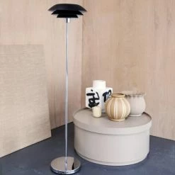 Dyberg Larsen Lampadaires Lampadaire En Métal Noir Mat, H 133 Cm D 31 Cm -Éclairage Soldes 2024 lampadaire en metal noir mat h 133 cm d 31 cm 3