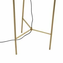 QAZQA Lampadaires Lampadaire En Verre Rose -Éclairage Soldes 2024 lampadaire en verre rose 2