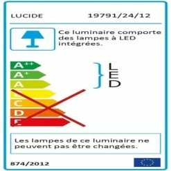 Lucide Lampadaires Lampadaire LED Avec Liseuse Métal Argent H180cm -Éclairage Soldes 2024 lampadaire led avec liseuse metal argent h180cm 2