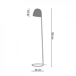 Tosel Lampadaires Lampadaire Liseuse Métal Blanc -Éclairage Soldes 2024 lampadaire liseuse metal blanc 2