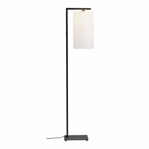 It's About Romi Lampadaires Lampadaire Noir Avec Abat-jour Blanc H160cm 3 It's About Romi Lampadaires Lampadaire Noir Avec Abat-jour Blanc H160cm