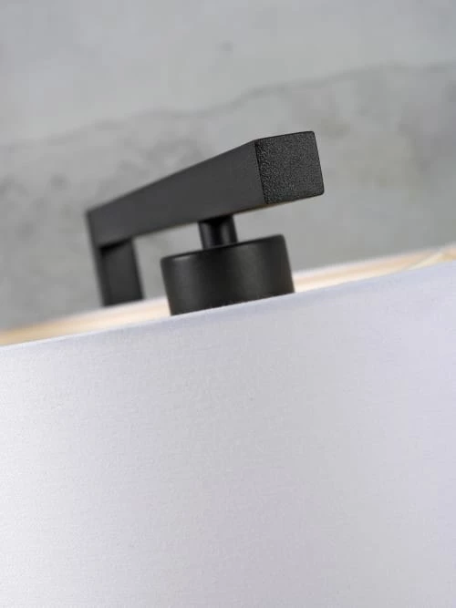 It's About Romi Lampadaires Lampadaire Noir Et Abat-jour Blanc H160cm 5 It's About Romi Lampadaires Lampadaire Noir Et Abat-jour Blanc H160cm – Image 3