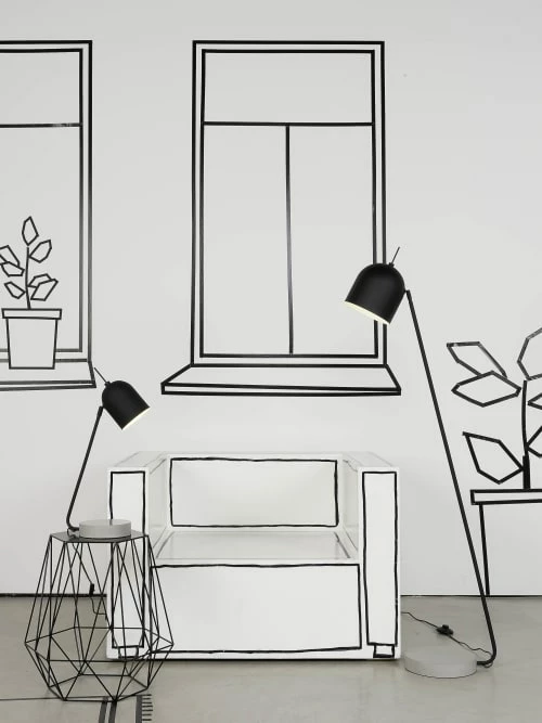 It's About Romi Lampadaires Lampadaire Sur Pied Noir H146cm 4 It's About Romi Lampadaires Lampadaire Sur Pied Noir H146cm – Image 2