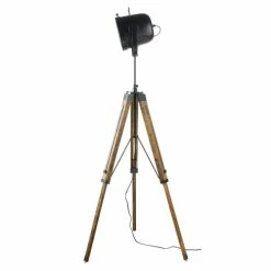 Maisons Du Monde Lampadaires Lampadaire Trépied En Manguier Et Métal Noir H130 -Éclairage Soldes 2024 lampadaire trepied en manguier et metal noir h130 1000 12 37 191466 3