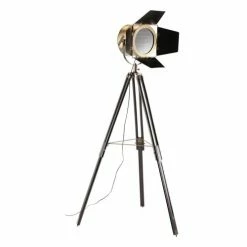 Maisons Du Monde Lampadaires Lampadaire Trépied En Métal Cuivré H 174 Cm