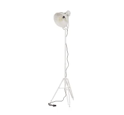 Bepurehome Lampadaires Lampadaire Trépied Métal Blanc Lampe Sur Pied -Éclairage Soldes 2024 lampadaire trepied metal blanc lampe sur pied 1
