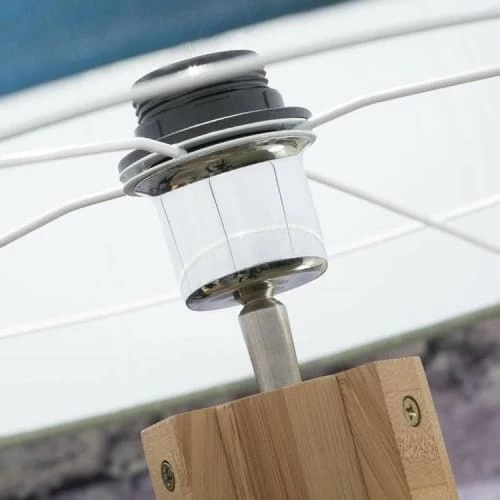 Good & Mojo Lampadaires Lampadaire Tripode Bambou Et Lin Naturel Blanc H160cm 5 Good & Mojo Lampadaires Lampadaire Tripode Bambou Et Lin Naturel Blanc H160cm – Image 3