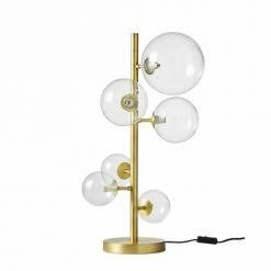 Maisons Du Monde Lampes à Poser Lampe 6 Globes En Verre Et Métal Doré -Éclairage Soldes 2024 lampe 6 globes en verre et metal dore 1000 0 25 190757 2