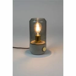 Drawer Lampes à Poser Lampe à Poser Design En Béton Gris -Éclairage Soldes 2024 lampe a poser design en beton gris 2