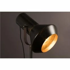 Dutchbone Lampes à Poser Lampe à Poser Design En Métal Noir -Éclairage Soldes 2024 lampe a poser design en metal noir 5