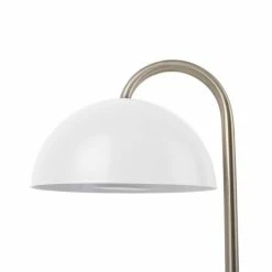 Present Time Lampes à Poser Lampe à Poser Dome Métal Blanc -Éclairage Soldes 2024 lampe a poser dome metal blanc 2