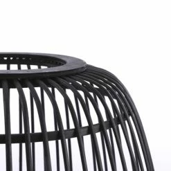 Mica Decorations Lampes à Poser Lampe à Poser En Bambou Et Métal Noir -Éclairage Soldes 2024 lampe a poser en bambou et metal noir 2