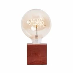 Junny Lampes à Poser Lampe à Poser En Béton Anthracite Avec Son Ampoule à Message -Éclairage Soldes 2024 lampe a poser en beton brique avec son ampoule a message 3