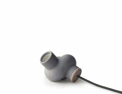 Gone's Lampes à Poser Lampe à Poser En Béton Et Bois Cordon Noir 4 Gone's Lampes à Poser Lampe à Poser En Béton Et Bois Cordon Noir – Image 2