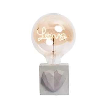 Junny Lampes à Poser Lampe à Poser En Béton Orange Avec Son Ampoule à Message 8 Junny Lampes à Poser Lampe à Poser En Béton Orange Avec Son Ampoule à Message – Image 6
