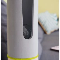 Gone's Lampes à Poser Lampe à Poser En Bois Et Béton, Anneau Feutrine Jaune -Éclairage Soldes 2024 lampe a poser en bois et beton anneau feutrine jaune 3