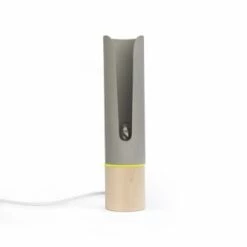 Gone's Lampes à Poser Lampe à Poser En Bois Et Béton, Anneau Feutrine Blanc -Éclairage Soldes 2024 lampe a poser en bois et beton anneau feutrine jaune 5