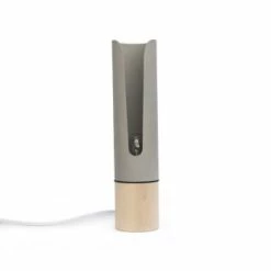 Gone's Lampes à Poser Lampe à Poser En Bois Et Béton, Anneau Feutrine Blanc -Éclairage Soldes 2024 lampe a poser en bois et beton anneau feutrine noir 5