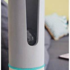 Gone's Lampes à Poser Lampe à Poser En Bois Et Béton, Anneau Feutrine Turquoise -Éclairage Soldes 2024 lampe a poser en bois et beton anneau feutrine turquoise 5