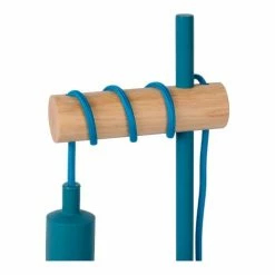 J&Kids Lampes à Poser Lampe à Poser En Métal Bleu Ø 15 Cm -Éclairage Soldes 2024 lampe a poser en metal bleu oe 15 cm 3