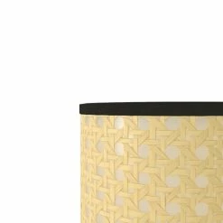 Potiron Paris Lampes à Poser Lampe à Poser En Métal Et Rotin -Éclairage Soldes 2024 lampe a poser en metal et rotin 3