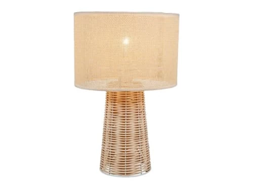 Jardideco Lampes à Poser Lampe à Poser En Rotin 4 Jardideco Lampes à Poser Lampe à Poser En Rotin – Image 2