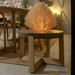 Now’s Home Lampes à Poser Lampe à Poser En Rotin H47 -Éclairage Soldes 2024 lampe a poser en rotin h47 2