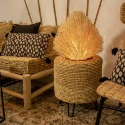 Now’s Home Lampes à Poser Lampe à Poser En Rotin H47 -Éclairage Soldes 2024 lampe a poser en rotin h47 4