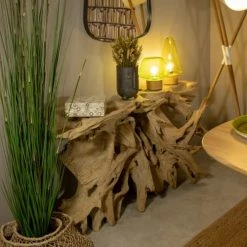 Pirouette Paris Lampes à Poser Lampe à Poser En Verre Base En Métal Effet Bois -Éclairage Soldes 2024 lampe a poser en verre base en metal effet bois 2