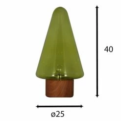 Pirouette Paris Lampes à Poser Lampe à Poser En Verre Base En Métal Effet Bois -Éclairage Soldes 2024 lampe a poser en verre base en metal effet bois 8