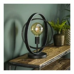 Lampea Lampes à Poser Lampe à Poser Industrielle En Métal Noir 43 Cm -Éclairage Soldes 2024 lampe a poser industrielle en metal noir 43 cm 2