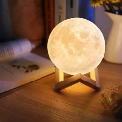 Coup De Coeur Lampes à Poser Lampe à Poser Pleine Lune 18cm -Éclairage Soldes 2024 lampe a poser pleine lune 18cm 2