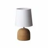 Wadiga Lampes à Poser Lampe à Poser Ronde Céramique Marron Effet Naturel - 16x16x27.5cm -Éclairage Soldes 2024 lampe a poser ronde ceramique marron effet naturel 16x16x27 5cm