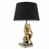 Signes Grimalt Lampes à Poser Lampe à Poser Singe Doré 50 Cm -Éclairage Soldes 2024 lampe a poser singe dore 50 cm