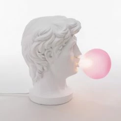 Seletti Lampes à Poser Lampe à Poser Statue Bulle De Chewing-gum Verre Soufflé -Éclairage Soldes 2024 lampe a poser statue bulle de chewing gum verre souffle 4