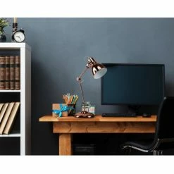 ATHM DESIGN Lampes à Poser Lampe Abat Jour Et Pied Métal Doré -Éclairage Soldes 2024 lampe abat jour et pied metal dore 2