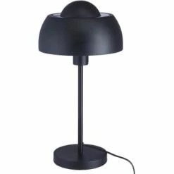 ATHM DESIGN Lampes à Poser Lampe Abat Jour Et Pied Métal Blanc -Éclairage Soldes 2024 lampe abat jour et pied metal noir 7