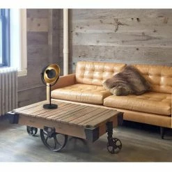 ATHM DESIGN Lampes à Poser Lampe Abat Jour Métal Noir Pied Métal -Éclairage Soldes 2024 lampe abat jour metal noir pied metal 1