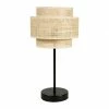Jardideco Lampes à Poser Lampe Abat-jour Papier Rotin 3 Niveaux -Éclairage Soldes 2024 lampe abat jour papier rotin 3 niveaux