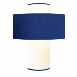 Abat-jours Lampes à Poser Lampe Taupe D 35 Cm -Éclairage Soldes 2024 lampe bleu d 35cm 1