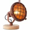 Brilliant Lampes à Poser Lampe Bois Rouille -Éclairage Soldes 2024 lampe bois rouille