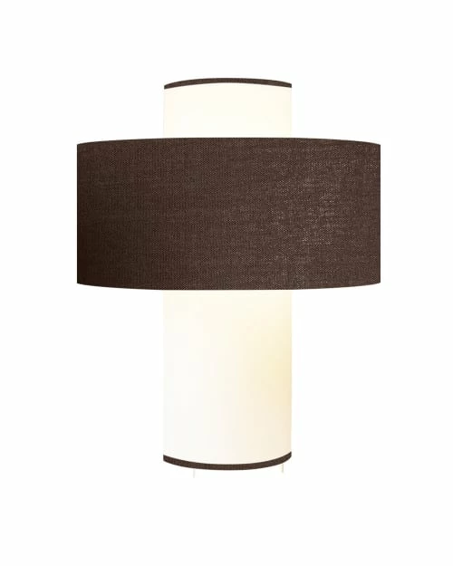 Abat-jours Lampes à Poser Lampe Chocolat D 35cm 3 Abat-jours Lampes à Poser Lampe Chocolat D 35cm