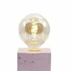 Junny Lampes à Poser Lampe Cube En Béton Rose Pastel Fabrication Artisanale -Éclairage Soldes 2024 lampe cube en beton rose pastel fabrication artisanale
