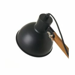 Wadiga Lampes à Poser Lampe De Bureau Articulée Métal Noir Et Bambou H40,5cm -Éclairage Soldes 2024 lampe de bureau articulee metal noir et bambou h40 5cm 3