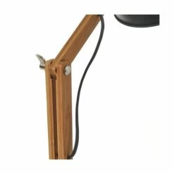 Wadiga Lampes à Poser Lampe De Bureau Articulée Métal Noir Et Bambou H40,5cm -Éclairage Soldes 2024 lampe de bureau articulee metal noir et bambou h40 5cm 4