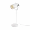 Present Time Lampes à Poser Lampe De Bureau Blanche H42cm -Éclairage Soldes 2024 lampe de bureau blanche h42cm